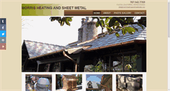 Desktop Screenshot of morrisheatingandsheetmetal.com